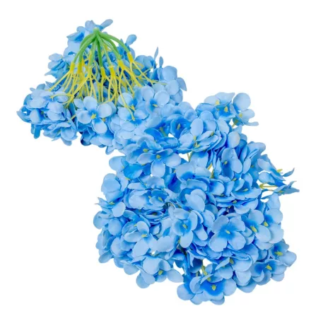 Hortenzia fej 15cm kék 4 darabos csomagban rendelhető (darab ár!)