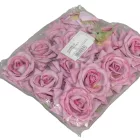 Rózsa virágfej 8cm lila