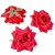 Rózsa virágfej D8cm bordó 19 12db/csom