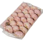 Boglárka virágfej 5,5cm cirmos rózsaszín 4 darabos csomagban rendelhető (darab ár!)