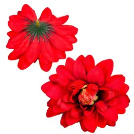 Dália virágfej D10cm bordó D7 24db/csom Dália virágfej D10cm bordó D7 24db/csom