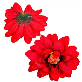 Dália virágfej D10cm bordó D7 24db/csom