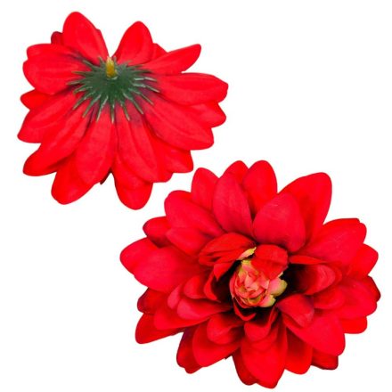 Dália virágfej D10cm bordó D7 24db/csom