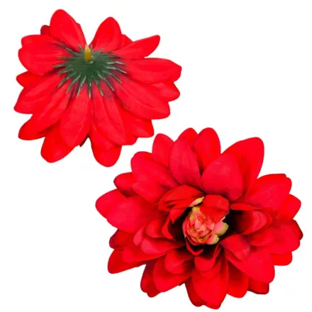 Dália virágfej D10cm bordó D7 24db/csom