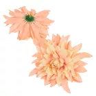 Dália virágfej D13cm rózsa mix 615 24db/csom