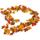 Őszi szőlő leveles girland 190cm