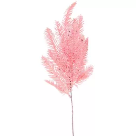 Fenyőág glitteres rózsaszín 50cm