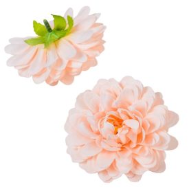 Dália virágfej salmon 302 D7,5cm 24db/csom Dália virágfej salmon 302 D7,5cm 24db/csom