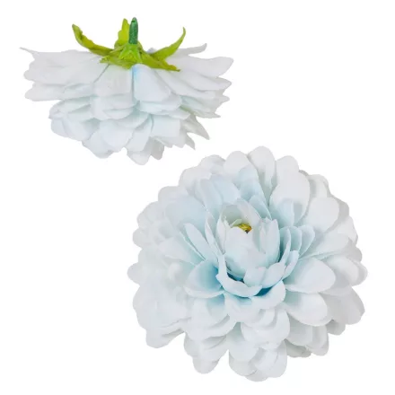 Dália virágfej tűrkiz 7,5cm 4 darabos csomagban rendelhető (darab ár!)