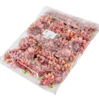 Dália virágfej sárga-bordó 7,5cm 4 darabos csomagban rendelhető (darab ár!)