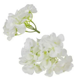 Hortenzia virágfej fehér 12cm