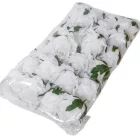 Rózsa virágfej 7cm fehér 6 darabos csomagban rendelhető (darab ár!)