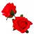 Rózsa virágfej 7cm piros 6 darabos csomagban rendelhető (darab ár!)