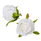 Rózsa virágfej 7cm fehér 4 darabos csomagban rendelhető (darab ár!)