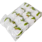 Rózsa virágfej 7cm fehér 4 darabos csomagban rendelhető (darab ár!)