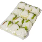 Rózsa virágfej 7cm krém 4 darabos csomagban rendelhető (darab ár!)