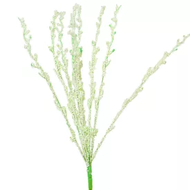 Bogyós dekor csokor 9 ágú fehér 55cm
