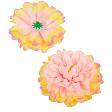 Dália virágfej D10cm rózsaszín 12db/csom