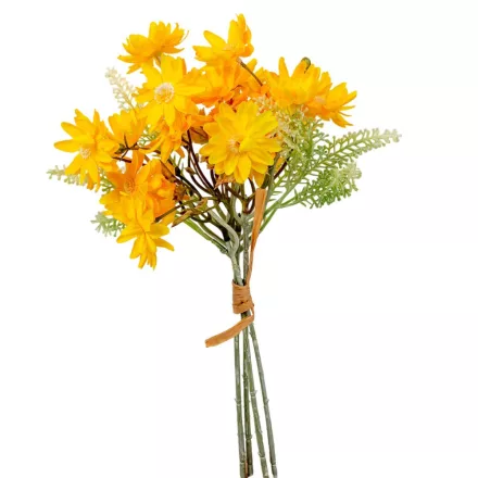 Margaréta köteg 20 virágos sárga 32cm