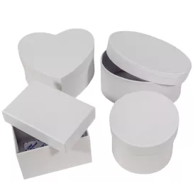 Papír doboz kraft 9-12cm 4db-os 