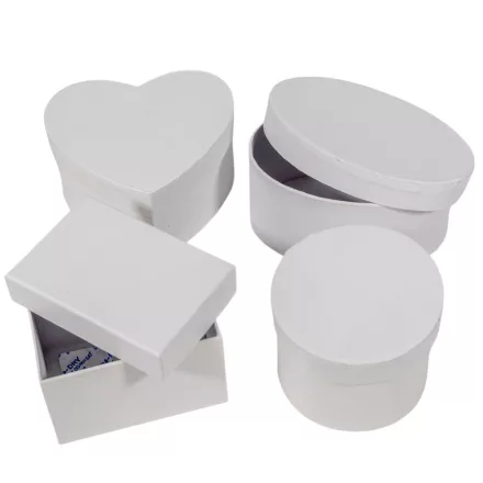 Papír doboz kraft 9-12cm 4db-os 