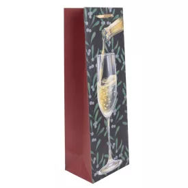 Ajándéktasak italos pezsgő 12x36cm