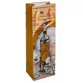 Italos tasak szőlő és bor mintával 12x36cm
