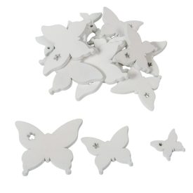 Pillangó fa fehér 3-5-7cm 20db-os Pillangó fa fehér 3-5-7cm 20db-os