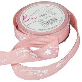 Textil szalag SAMIA rózsaszín 25mmx15m Textil szalag SAMIA rózsaszín 25mmx15m