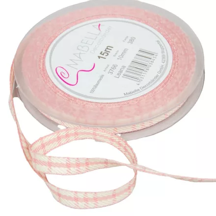 Karácsonyi textil szalag LEANA 10mmx15m