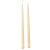 Lakkozott ceruza gyertya ecru 230x10mm 8db/csom (db ár)
