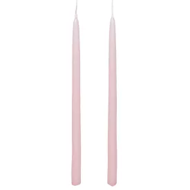   Lakkozott ceruza gyertya rózsaszín 230x10mm 8db/csom (db ár)