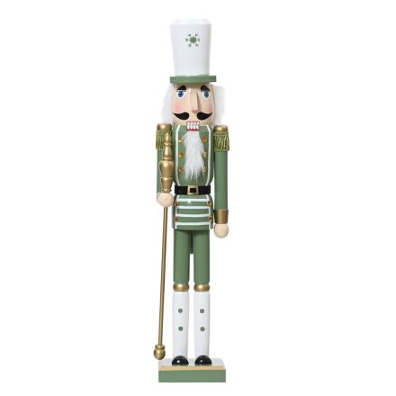 Diótörő figura fa zöld 50cm