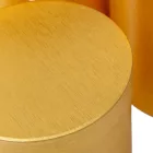 Papír doboz kerek magas exclusive arany D20-17-15cm 3db-os