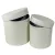 Papír doboz magas kerek bright white D17-15cm 2db-os