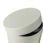 Papír doboz magas kerek bright white D17-15cm 2db-os