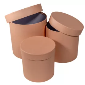 Papír doboz magas mistyc puder D20-17,5-15cm 3db-os