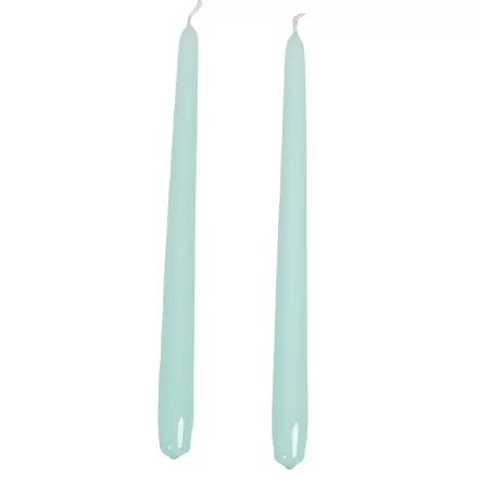 Lakkozott szálas gyertya 290x22mm menta 10db/csom (db ár)