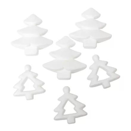 Hungarocell fenyőfa fehér 7,5-10cm 6db-os csomag