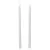 Metál ceruza gyertya fehér 230x10mm 8db/csom (db ár)