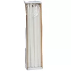 Metál ceruza gyertya fehér 230x10mm 8db/csom (db ár)