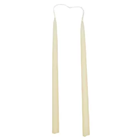 Matt ceruza gyertya ecru 230x10mm 8db/csom (db ár)