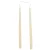Matt ceruza gyertya ecru 230x10mm 8db/csom (db ár)