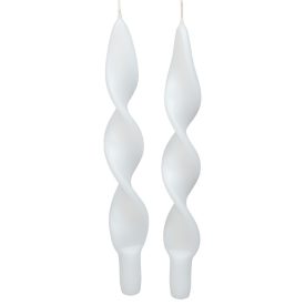   Matt rövid szalag csavart gyertya fehér 270x22mm 4db/csom (db ár)