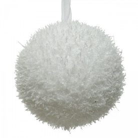 Habgömb szőrös fehér 10cm Habgömb szőrös fehér 10cm