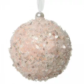 Cukormintás gömb rózsaszín 8cm