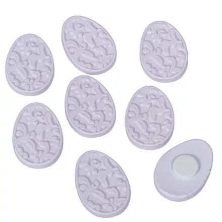 Tojás indás mintás öntapadós 3cm 8db-os