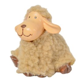 Bárány bundás krém poly 6,5cm Bárány bundás krém poly 6,5cm