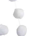 Hógolyó girland 4x180cm