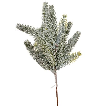 Havas, glitteres fenyő pick 25cm